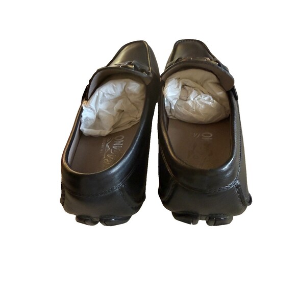 NWB Salvadore Ferragamo Sardegna 15 Leather Driver Loafers Size 6.5 EE main image 4